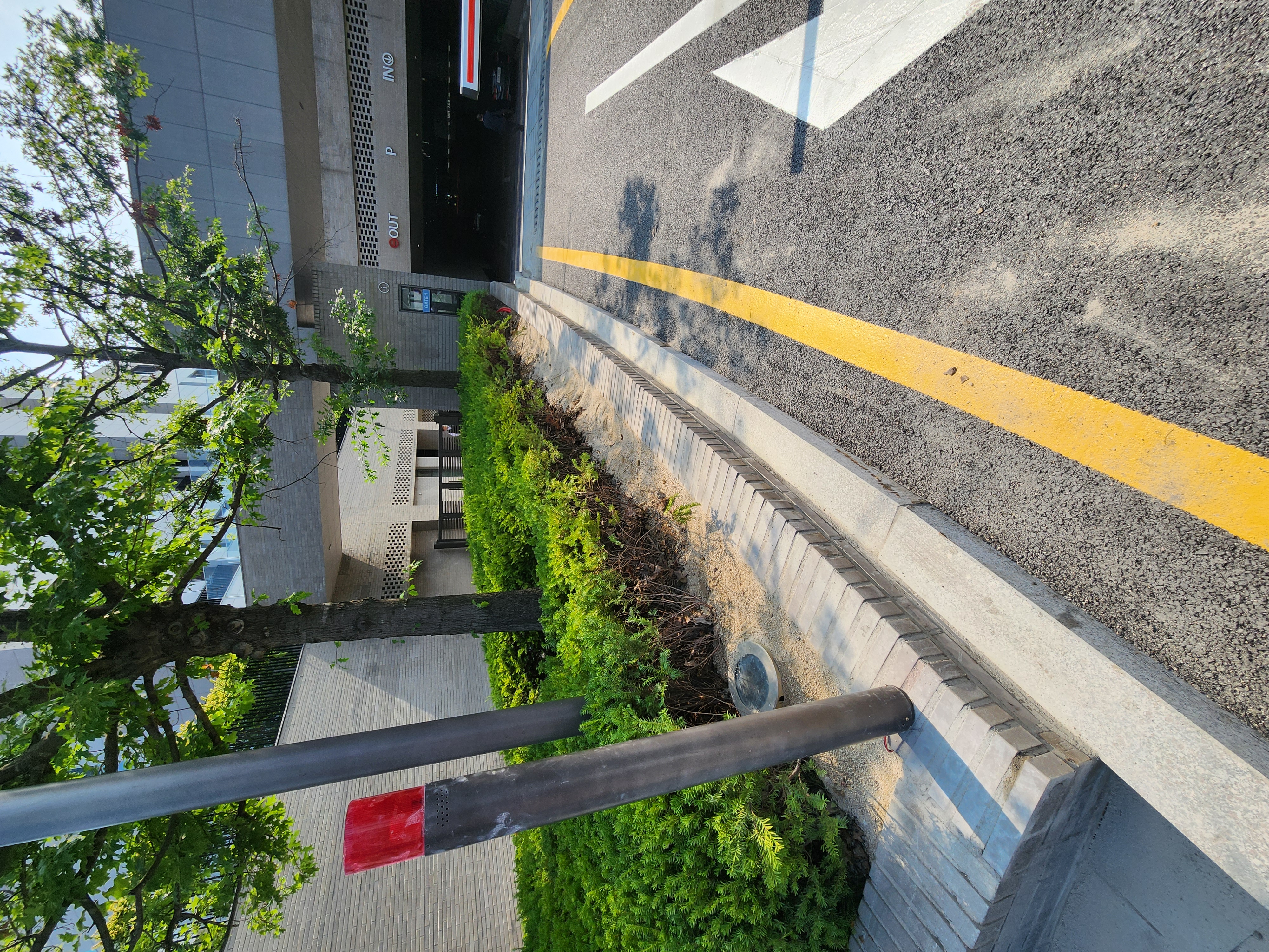 분당구 정자동 큐블록 벤치 겸용 화단벽